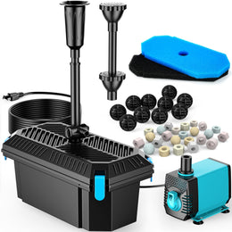 40 W AC-Teichfilter- und Springbrunnen-Set – 660 GPH 