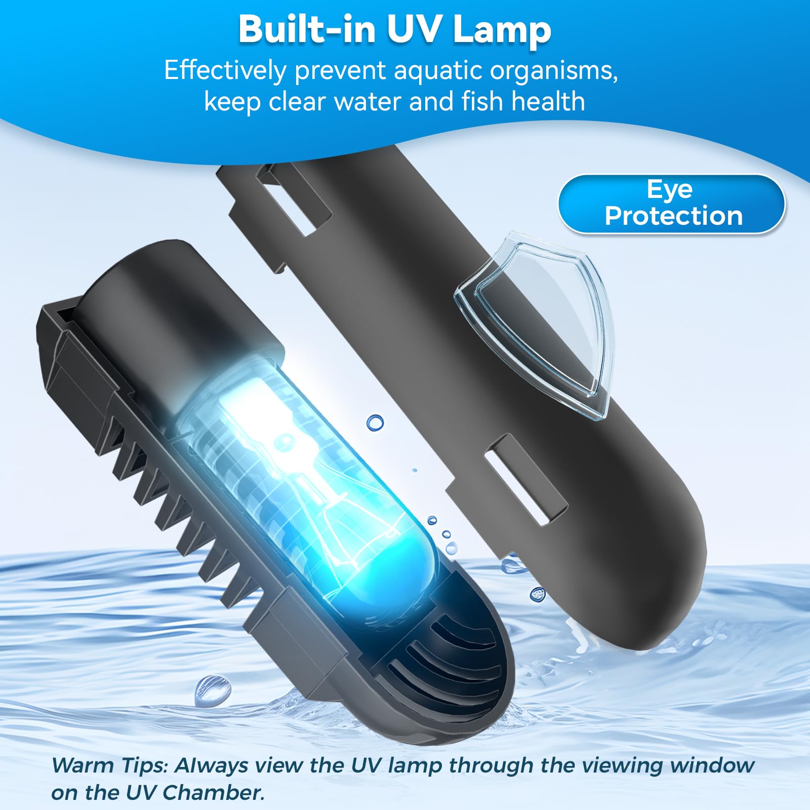 P2300 40W 660GPH AC Teichfilter Springbrunnen 