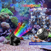 Unterwasser-Teichlichter – RGB- und feste Farbmodi, IP68 wasserdicht, verstellbare Köpfe (6 Scheinwerfer) 