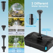 40W AC Teichfilter- und Springbrunnen-Set - 660GPH (390) 