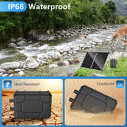 4400 mAh Batterie-Backup für 45 W/55 W Solar-Springbrunnenpumpe 