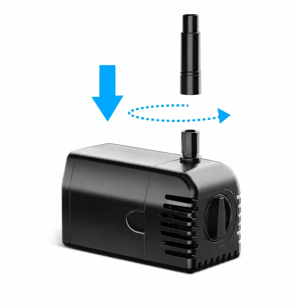 install small solar powered fountain pump
