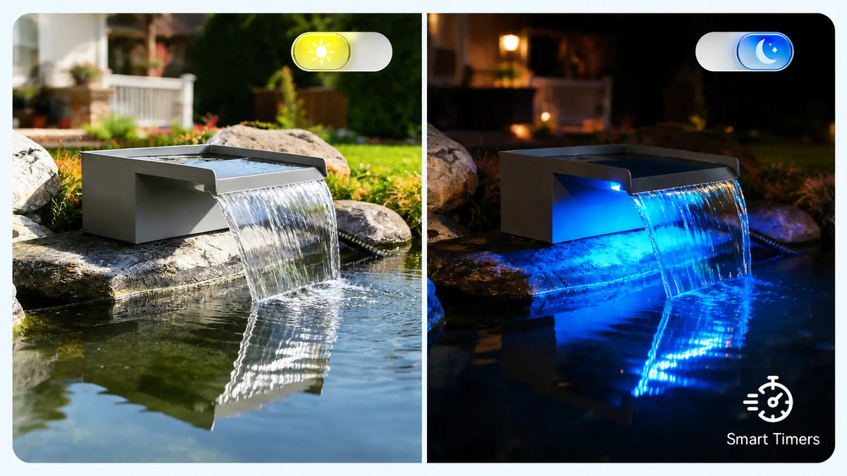 pond filter and waterfall pumps