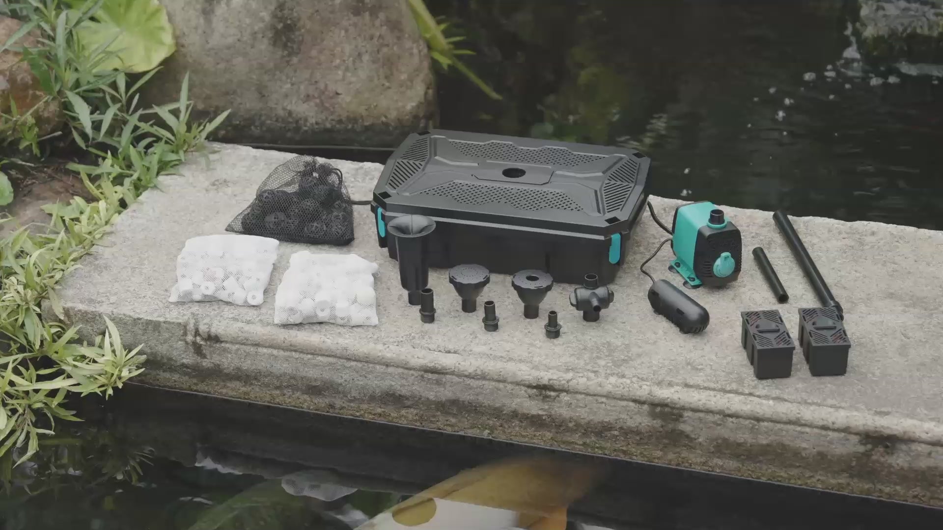 P2390 40W 660GPH AC Pond Filter Fountain