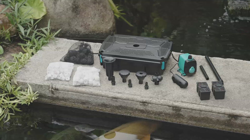 P2390 40W 660GPH AC Pond Filter Fountain