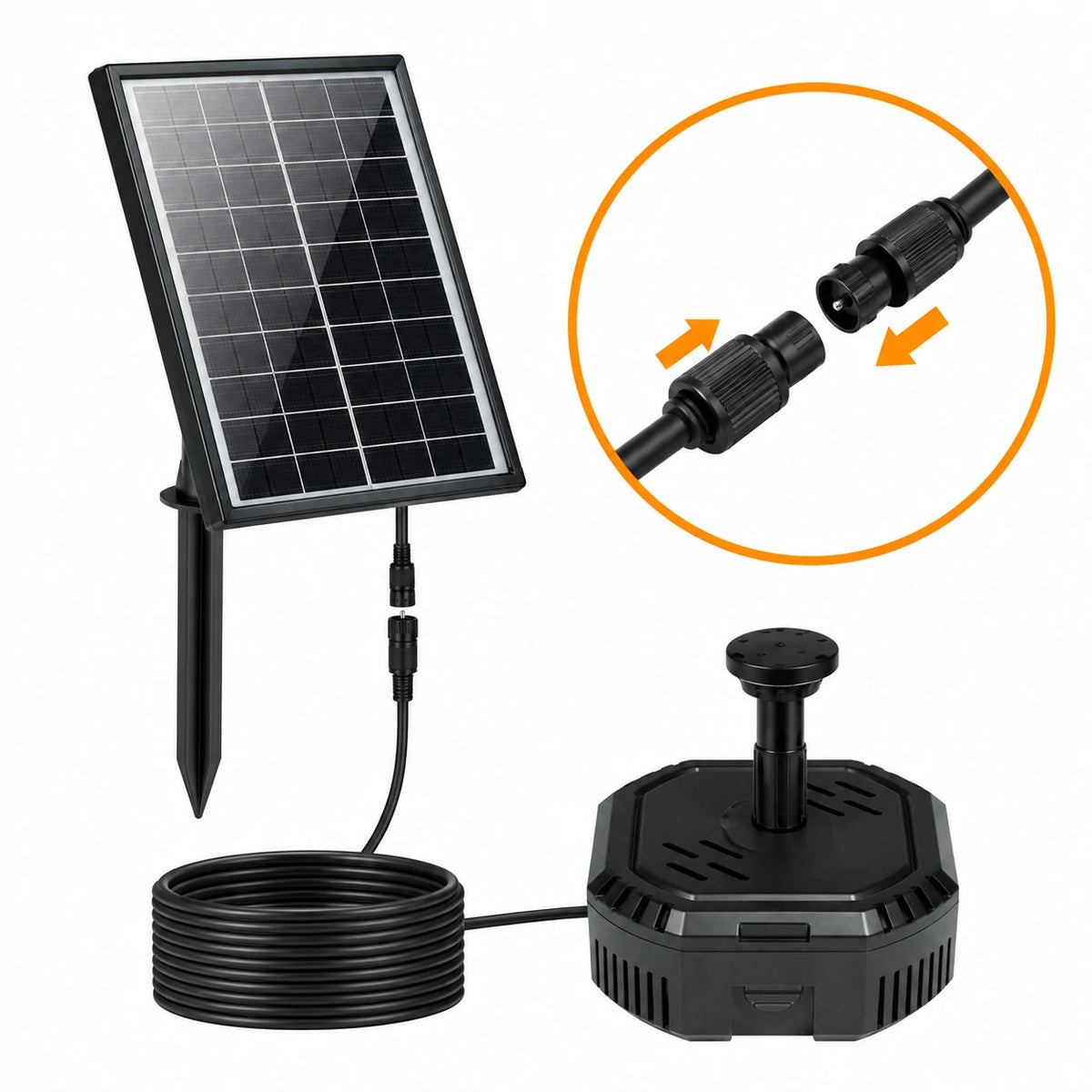 small pond pump and filter system connect